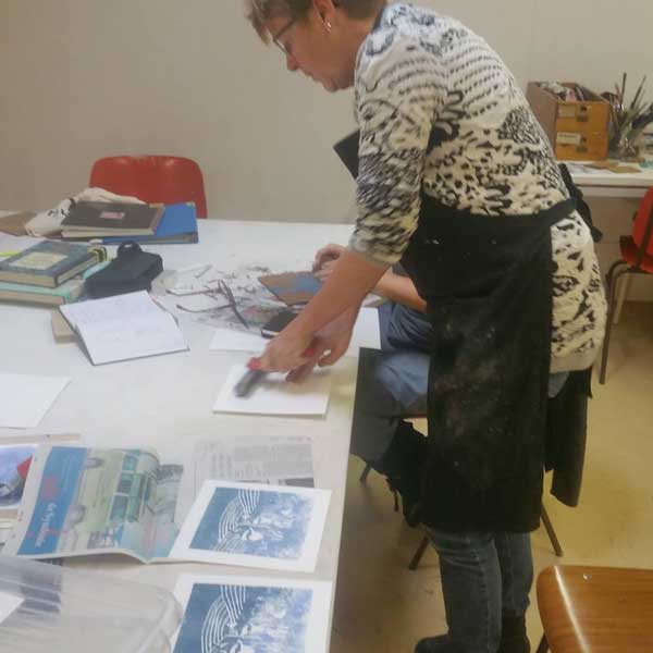 Linoleumsnede - Afbeelding 3